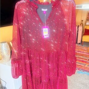 Vince Camuto Red Mini Dress